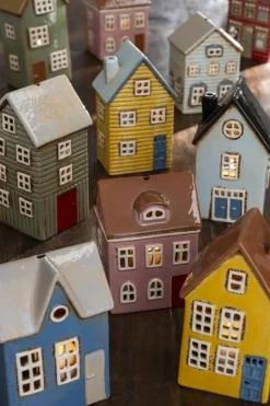 IB Laursen Lyhdyt Ja Kynttilänjalat*talolyhty Nyhavn keltainen