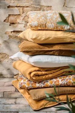 IB Laursen Sisustustekstiilit*tyynynpäällinen sametti harvest yellow