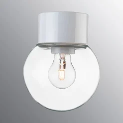 Ifu00f6 Electric Ulkovalaisimet*Ifö Electric Classic Glob Ø150mm, valkoinen, suora posliinikanta