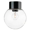 Ifu00f6 Electric Ulkovalaisimet*Ifö Electric Classic Glob Ø150mm, musta, suora posliinikanta