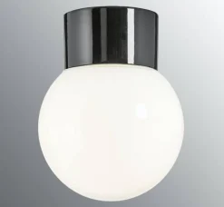 Ifu00f6 Electric Ulkovalaisimet*Ifö Electric Classic Glob Ø150mm, musta, suora posliinikanta
