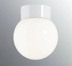 Ifu00f6 Electric Ulkovalaisimet*Ifö Electric Classic Glob Ø150mm, valkoinen, suora posliinikanta