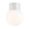 Ifu00f6 Electric Ulkovalaisimet*Ifö Electric Classic Glob Ø150mm,  valkoinen, suora posliinikanta