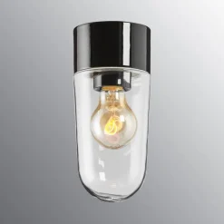 Ifu00f6 Electric Ulkovalaisimet*Ifö Electric Classic valaisin tallikuvulla, musta