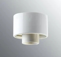 Ifu00f6 Electric Lamput Ja Valaisintarvikkeet*Ifö Electric posliinikanta suora, valkoinen, kierre 84,5 mm