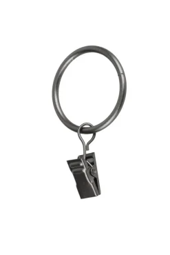 Ihanin Verhot Ja Verhotarvikkeet*verhorenkaat nipistimellä 25/32 mm antrasiitti