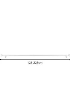 Ihanin Verhot Ja Verhotarvikkeet*verhotanko Cafe 125-220 cm valkoinen