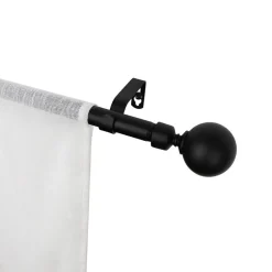 Ihanin Verhot Ja Verhotarvikkeet*verhotanko Mira 120-210 cm mattamusta