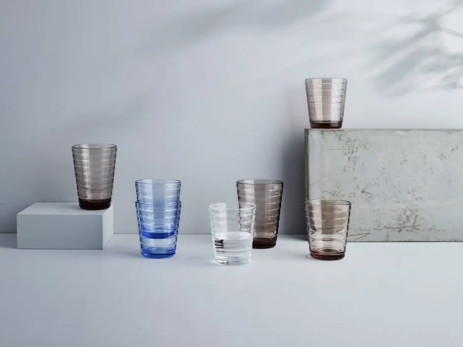 Iittala Astiat*Aino Aalto Juomalasi 33 cl pellava 2 kpl