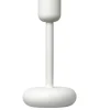 Iittala Lyhdyt Ja Kynttilänjalat*Nappula Kynttilänjalka 183 mm valkoinen