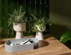 Iittala Maljakot Ja Ruukut*Nappula Ruukku 230x155 mm valkea