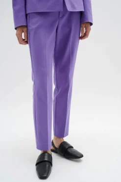 InWear Housut*housut ZellaIW Flat pant Dahlia Purple 173834