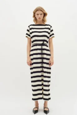 InWear Vapaa-Ajan Mekot*mekko LesterIW 301284 Musta / Valkoinen
