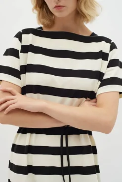InWear Vapaa-Ajan Mekot*mekko LesterIW 301284 Musta / Valkoinen