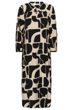 InWear Vapaa-Ajan Mekot*mekko Lynn 900008093 Musta / Beige