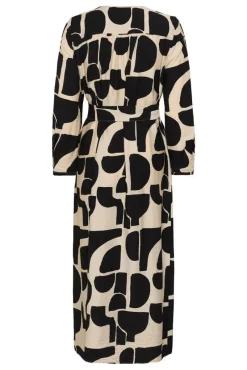InWear Vapaa-Ajan Mekot*mekko Lynn 900008093 Musta / Beige