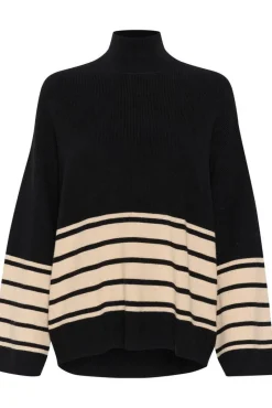 InWear Neulepuserot*neule GittellW 303148 Musta / Beige