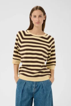 InWear Neulepuserot*neule Madie 900006893 Keltainen / Ruskea