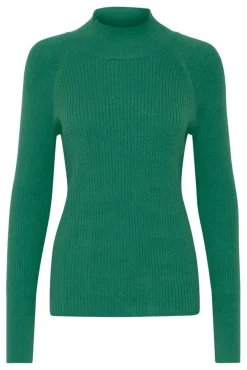 InWear Neulepuserot*neule OdettaIW highneck Emerald Green 185338