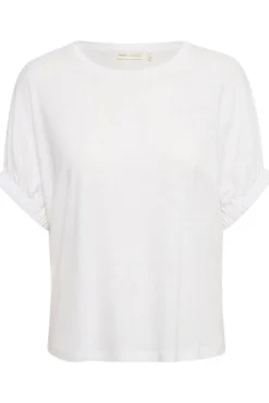 InWear Trikoopaidat Ja Colleget*paita ElisabethIW T-shirt Pure White 300001