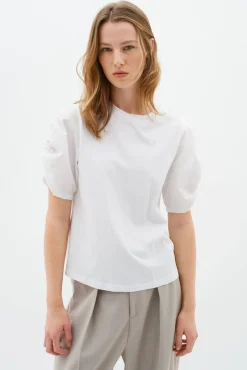 InWear Trikoopaidat Ja Colleget*t-paita 30109204 300001 Valkoinen