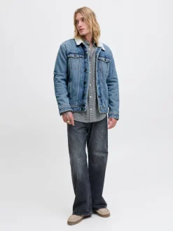 Jack & Jones Talvitakit*farkkutakki Jjijean BLUE DENIM