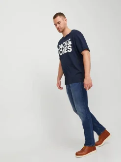 Jack & Jones Plus Farkut*farkut Jjitim BLUE DENIM