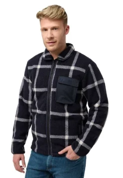 Jack Wolfskin Fleecet, Colleget Ja Hupparit|Takit*fleece Felslicht Check jkt C0413 Dark navy