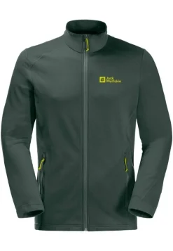 Jack Wolfskin Fleecet, Colleget Ja Hupparit|Takit*fleece Kolbenberg fz T0138 Black olive