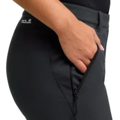 Jack Wolfskin Housut*housut Trek Terrain Pant W 6000 Black
