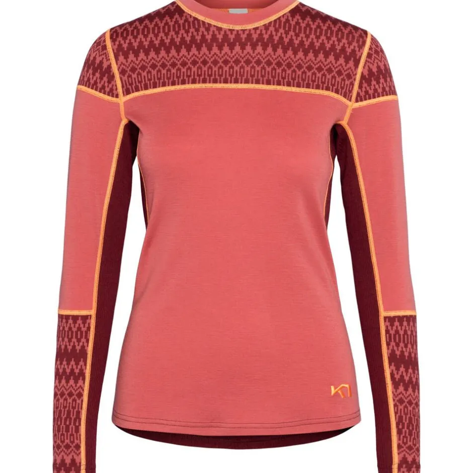 Kari Traa Asusteet*paita Sara wool ls Garne basic pink