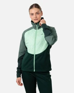 Kari Traa Treenivaatteet*takki Louise Hybrid jacket Pine Dark green