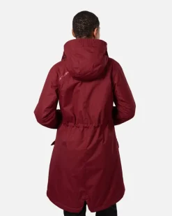 Kari Traa Takit|Talvitakit*takki Tesdal parka Rouge burgundy red