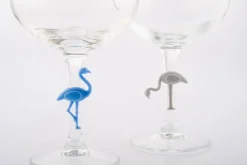 Koala Juoma- Ja Baaritarvikkeet*lasinmerkkaaja flamingo 6 kpl