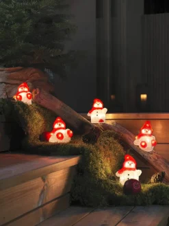 Konstsmide Koriste- Ja Kausivalot*akryylivalosarja Lumiukot 5 kpl/setti 40 x LED
