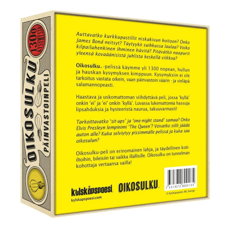 Kylsku00e5pspoesi Pelit Ja Palapelit*Kylskåpspoesi partypeli Oikosulku