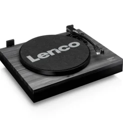 Lenco Äänentoisto*vinyylilevysoitin + kaiuttimet LS-300  musta
