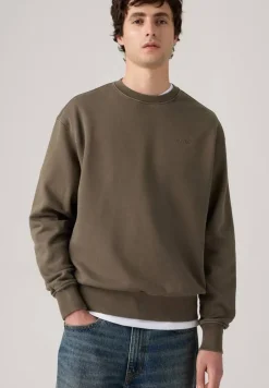 Levi's Colleget*college Authentic Crew 0034 Khaki Green