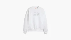 Levi's Trikoopaidat Ja Colleget*college Graphic Standard Crewneck 0265 Bright white