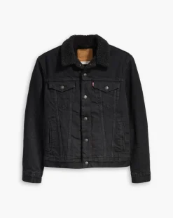 Levi's Talvitakit*farkkutakki Berk Sherpa Trucker 0100 Berk