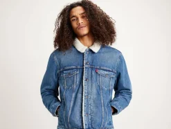 Levi's Talvitakit*farkkutakki Fable Sherpa Trucker 0128 Fable