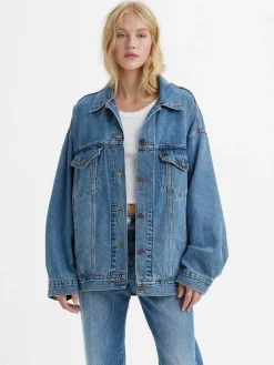 Levi's Jakut, Bleiserit Ja Farkkutakit|Kevät- Ja Syystakit*farkkutakki Xl Trucker 0003 Farkkusininen