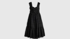 Levi's Vapaa-Ajan Mekot*mekko Amaya Tiered Maxi Dress 0000 Musta
