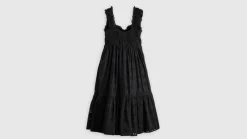 Levi's Vapaa-Ajan Mekot*mekko Amaya Tiered Maxi Dress 0000 Musta