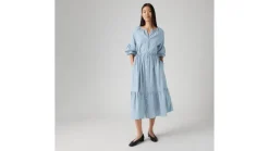 Levi's Vapaa-Ajan Mekot*mekko Jolene Ls Maxi 0001 Sininen