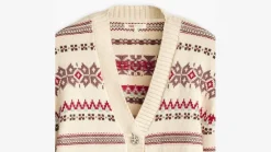 Levi's Neuletakit*neuletakki Gala Fairisle 0000 Hayley fair isle white swan