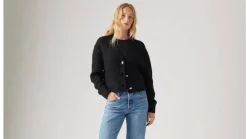 Levi's Neuletakit*neuletakki Gala Fairisle Caviar 0001 Caviar