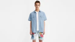 Levi's Kauluspaidat*paita 0008 SS Relaxed Fit Western 0008 New Hyde Chambray