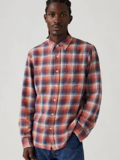 Levi's Kauluspaidat*paita 0179 Sunset 1 Pocket Standard 0179 Nolan Plaid Dress Blues