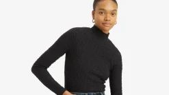 Levi's Trikoopaidat Ja Colleget*paita Opal lace Caviar / Musta